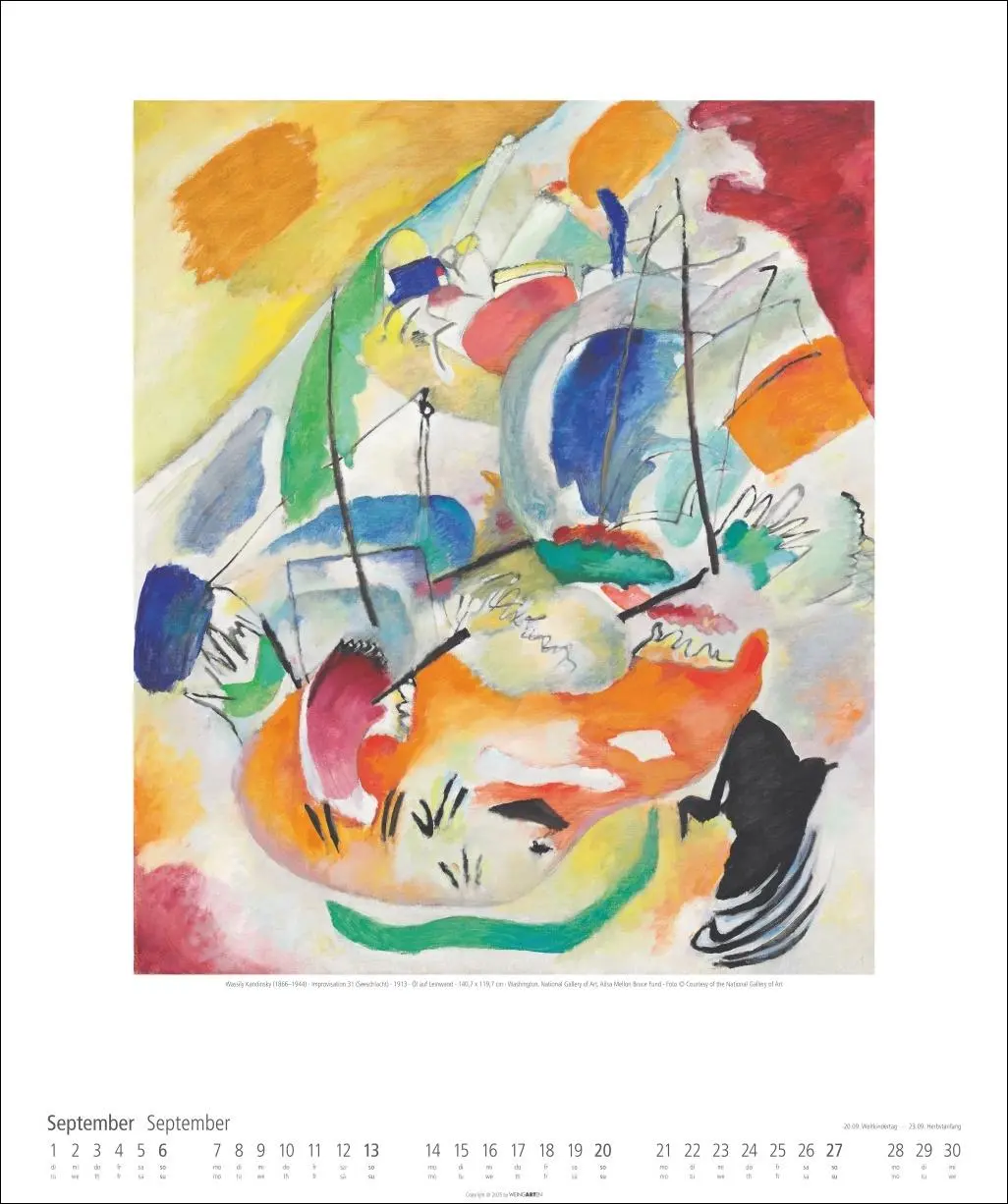 Bild: 9783839901717 | Der Blaue Reiter Kalender 2026 | Kandinsky | Kalender | Spiralbindung