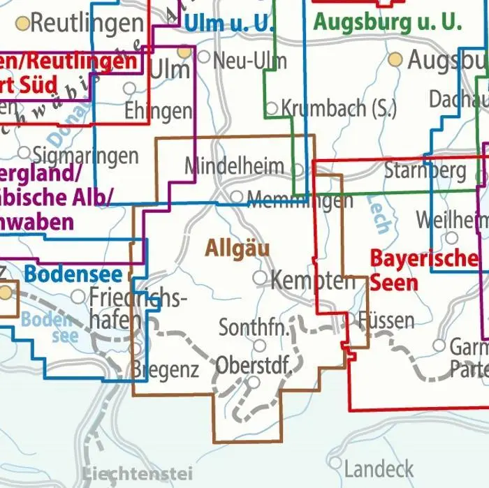 Bild: 9783969901717 | ADFC-Regionalkarte Allgäu 1:75.000, mit Tagestourenvorschlägen,...