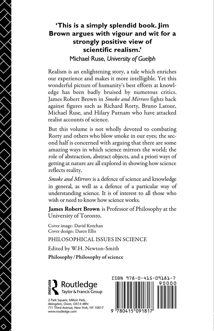 Rückseite: 9780415091817 | Smoke and Mirrors | How Science Reflects Reality | James Robert Brown