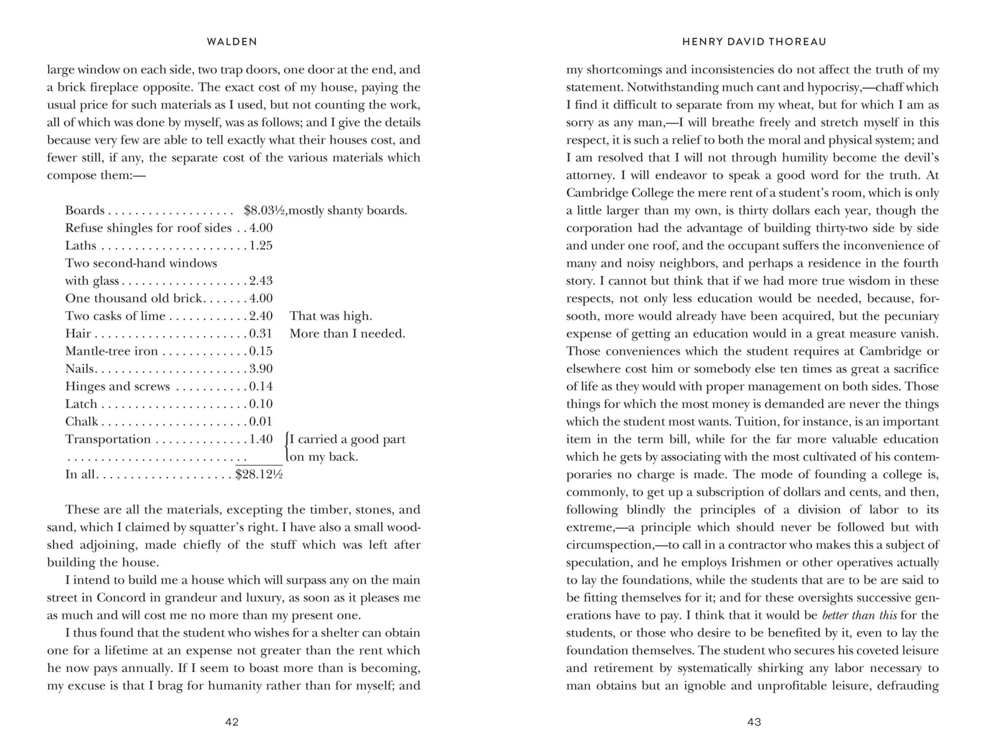Bild: 9781435171817 | Walden and Civil Disobedience | Henry David Thoreau | Taschenbuch