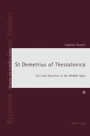 Cover: 9783034301817 | St Demetrius of Thessalonica | Cult and Devotion in the Middle Ages
