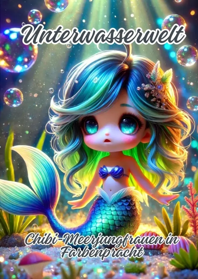 Cover: 9783384321817 | Unterwasserwelt | Chibi-Meerjungfrauen in Farbenpracht | Ela ArtJoy