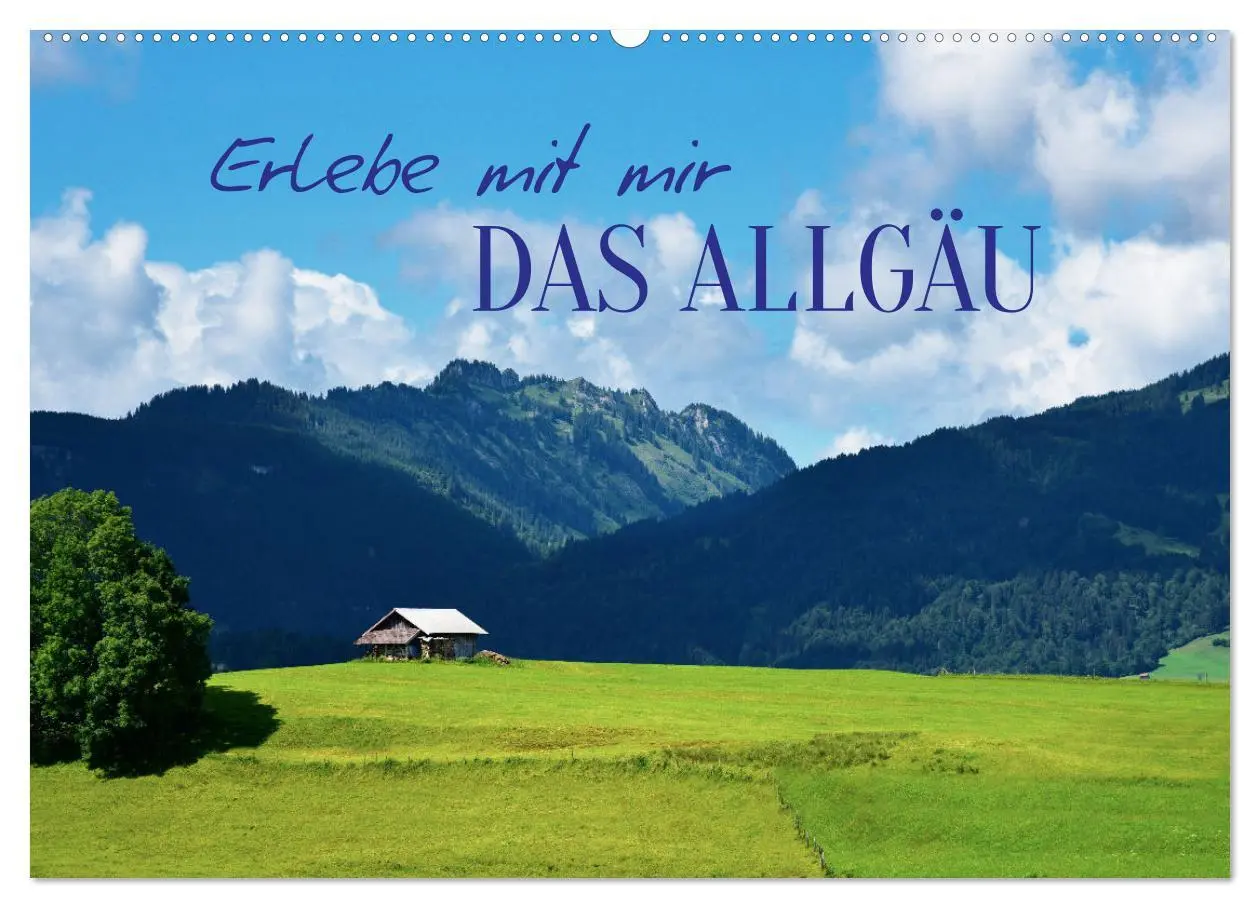 Cover: 9783435041817 | Erlebe mit mir das Allgäu (Wandkalender 2025 DIN A2 quer), CALVENDO...