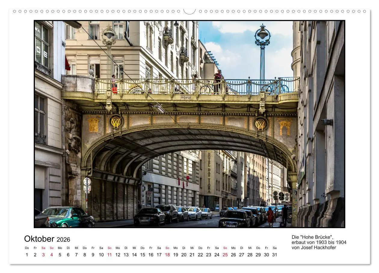 Bild: 9783457821817 | Jugendstil-Baukunst in Wien (Wandkalender 2026 DIN A2 quer),...