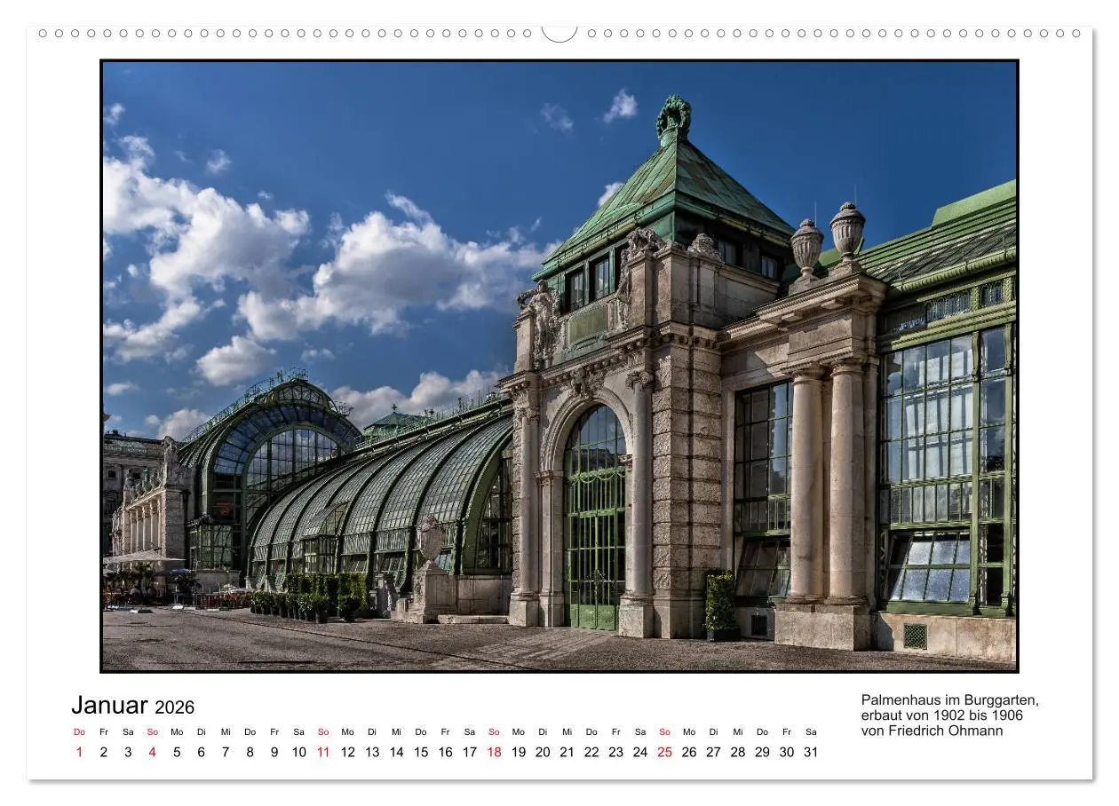 Bild: 9783457821817 | Jugendstil-Baukunst in Wien (Wandkalender 2026 DIN A2 quer),...