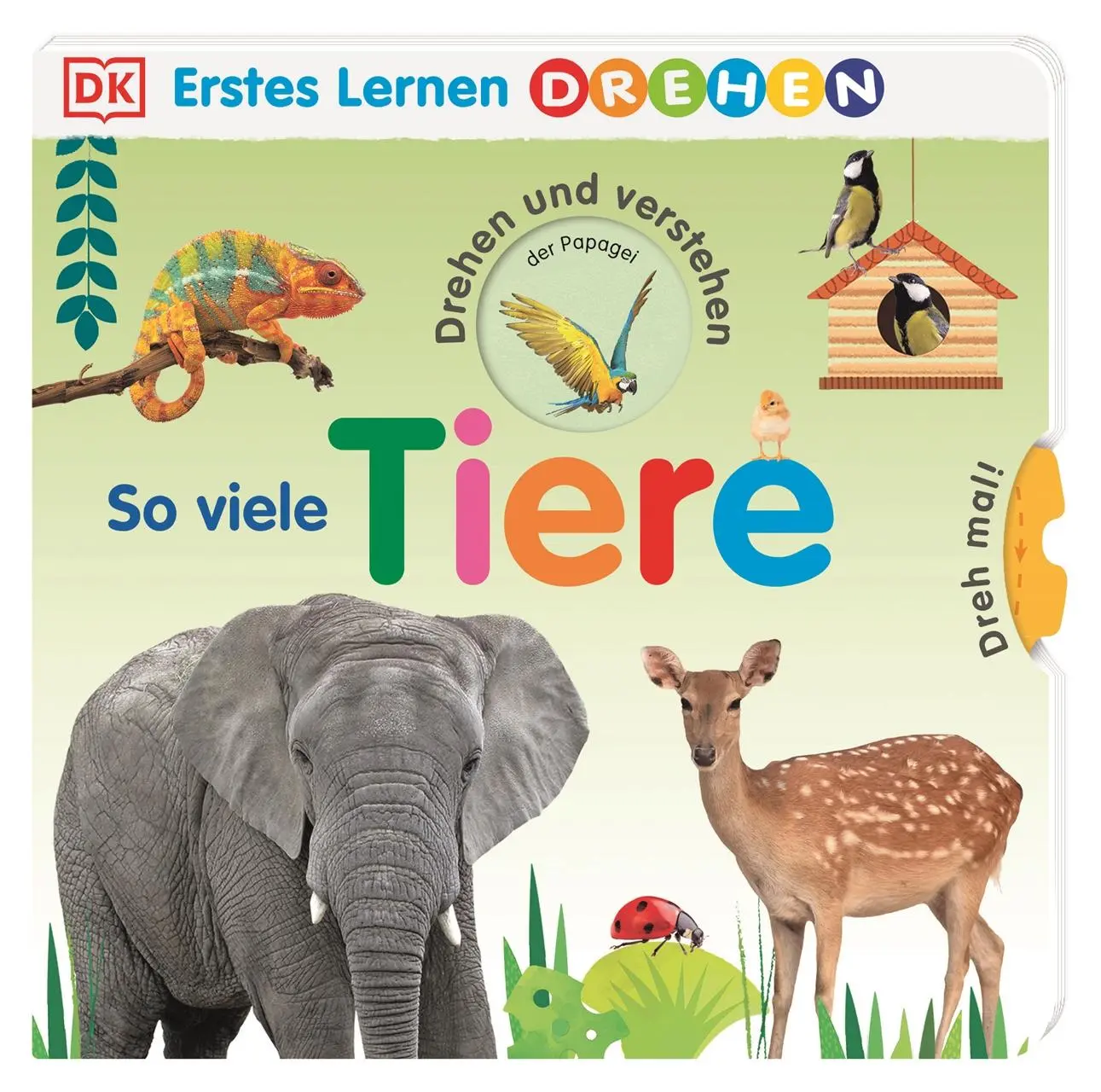Cover: 9783831041817 | Erstes Lernen Drehen. So viele Tiere | DK Verlag - Kids | Buch | 12 S.