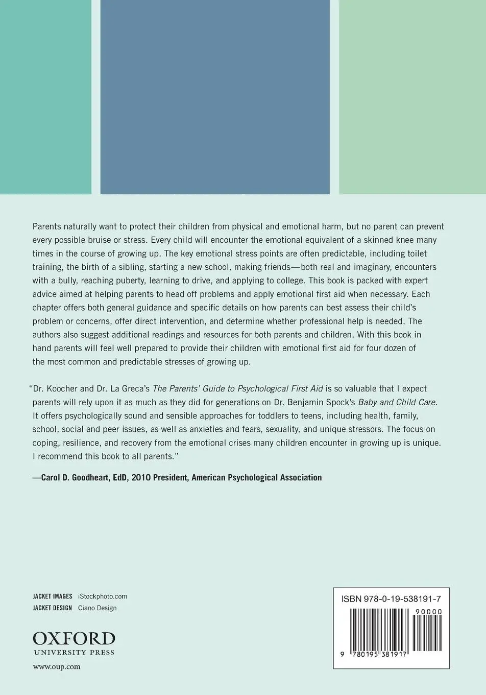 Rückseite: 9780195381917 | The Parents' Guide to Psychological First Aid | Koocher (u. a.) | Buch
