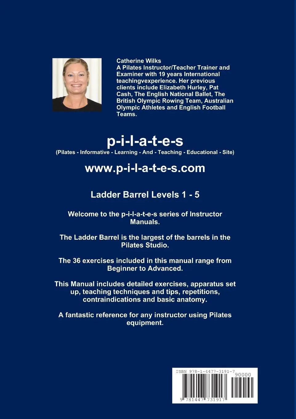 Rückseite: 9781447731917 | p-i-l-a-t-e-s Instructor Manual Ladder Barrel Levels 1 - 5 | Wilks