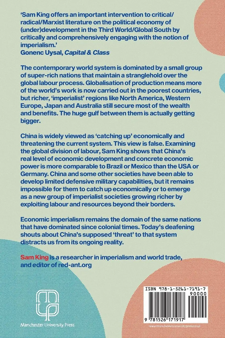 Rückseite: 9781526171917 | Imperialism and the development myth | Sam King | Taschenbuch | 2023