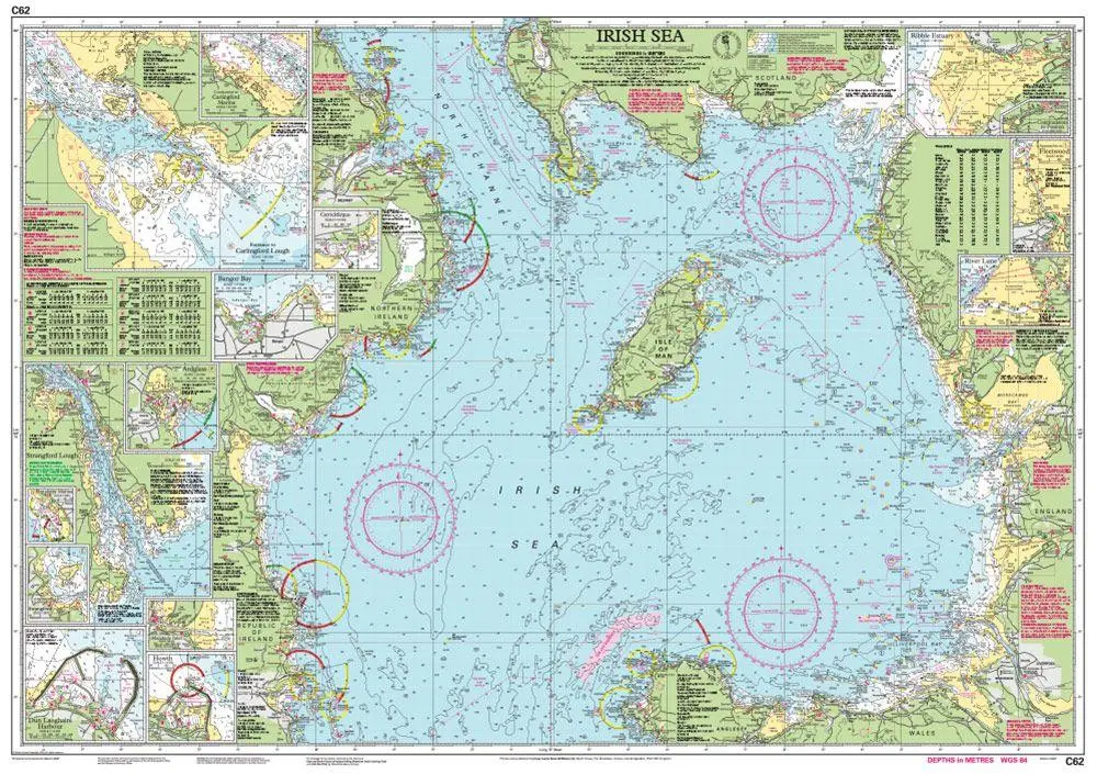 Bild: 9781786791917 | C62 Irish Sea | Imray C Series | (Land-)Karte | Karte/Landkarte | 2024
