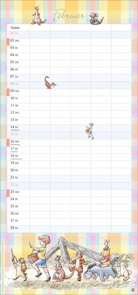 Bild: 9783756411917 | Winnie Puuh Familienplaner 2026 | Heye | Kalender | Spiralbindung