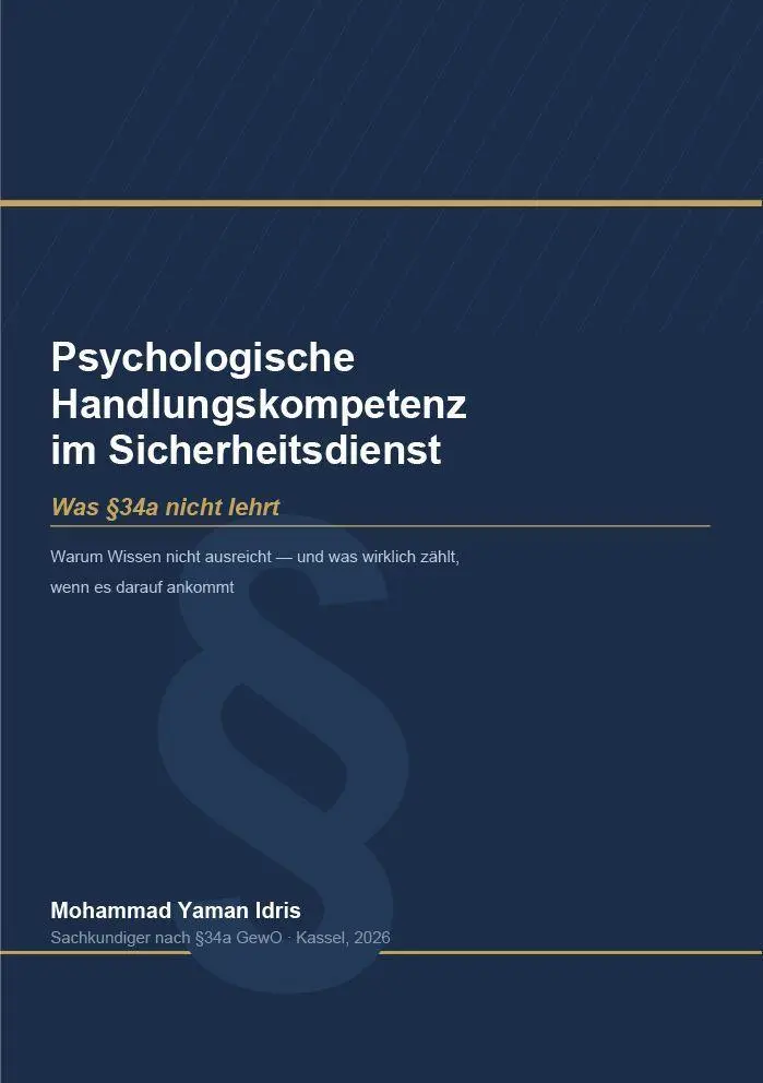 Cover: 9783960041917 | Psychologische Handlungskompetenz im Sicherheitsdienst | Idris | Buch
