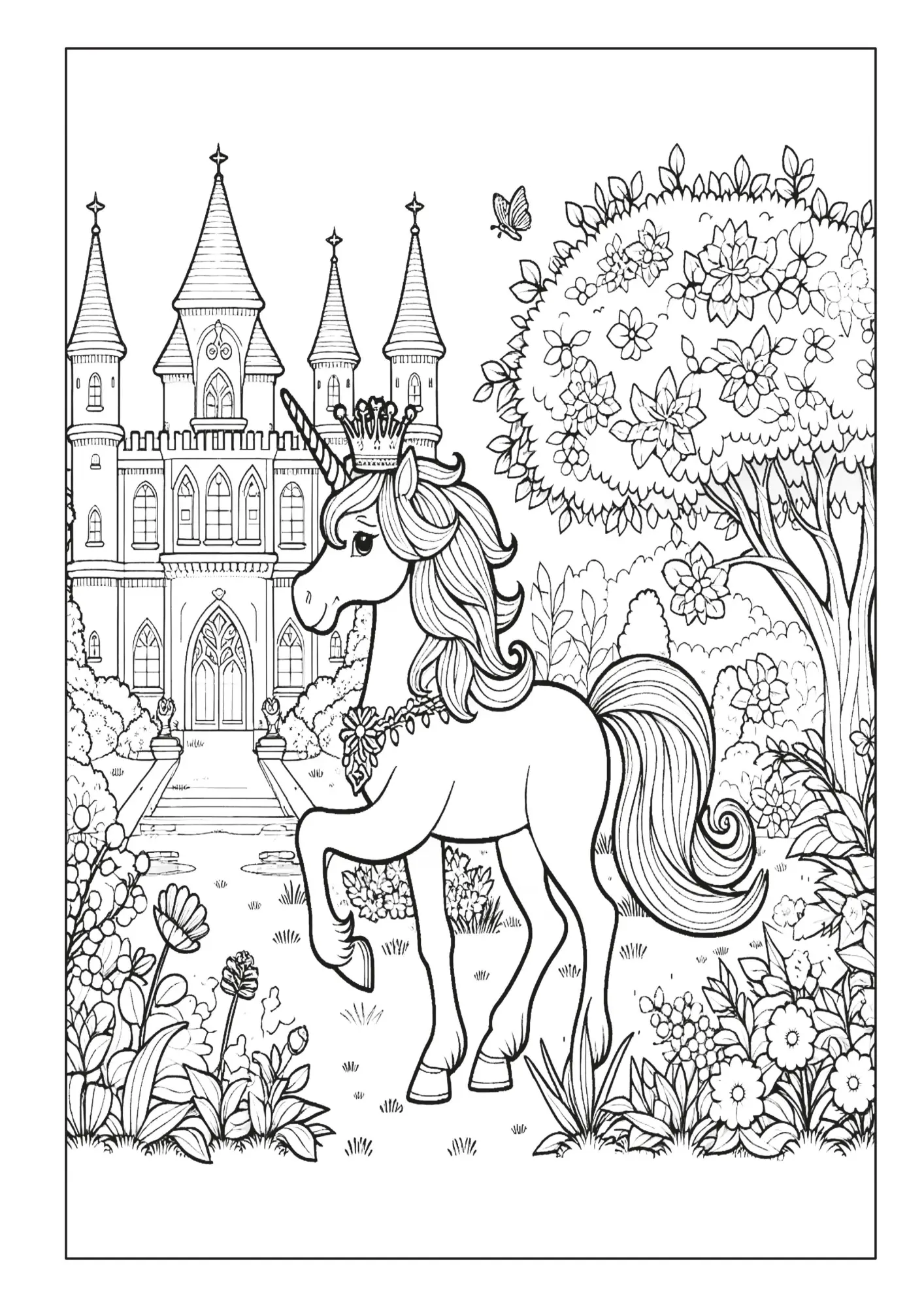 Bild: 9783986571917 | Einhorn Malbuch für Mädchen ab 6 Jahren | Josef Mickey Müller | Buch