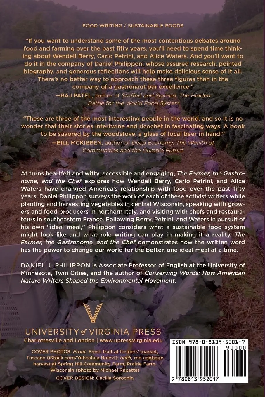 Rückseite: 9780813952017 | Farmer, the Gastronome, and the Chef | In Pursuit of the Ideal Meal