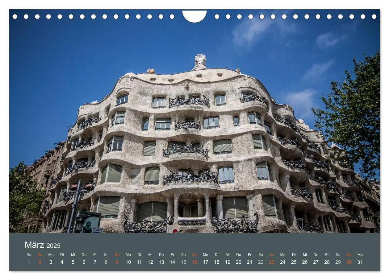 Bild: 9783435612017 | Barcelona - Faszinierende Architektur (Wandkalender 2025 DIN A4...