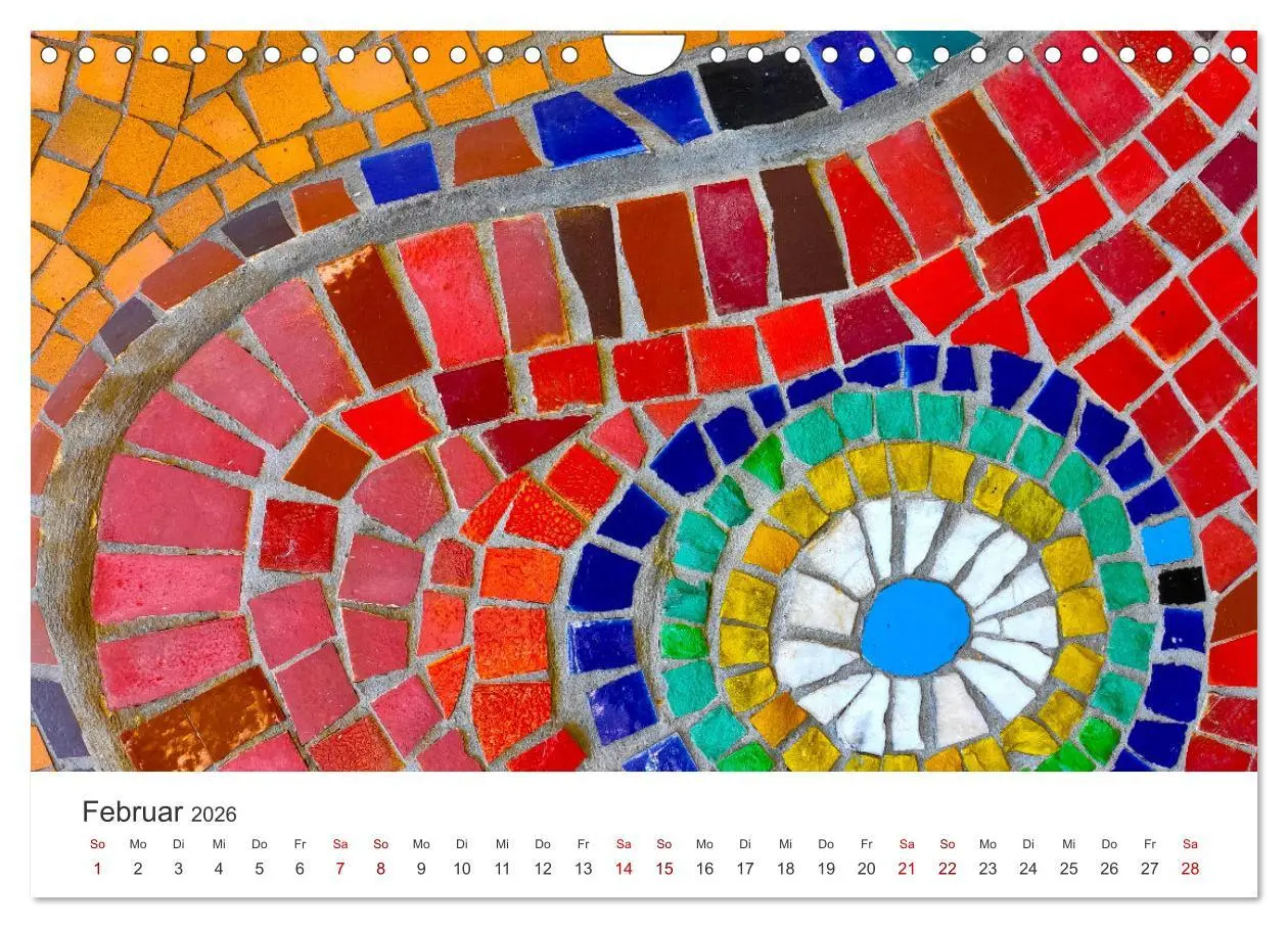 Bild: 9783457562017 | Kunstvolle Mosaike (Wandkalender 2026 DIN A4 quer), CALVENDO...