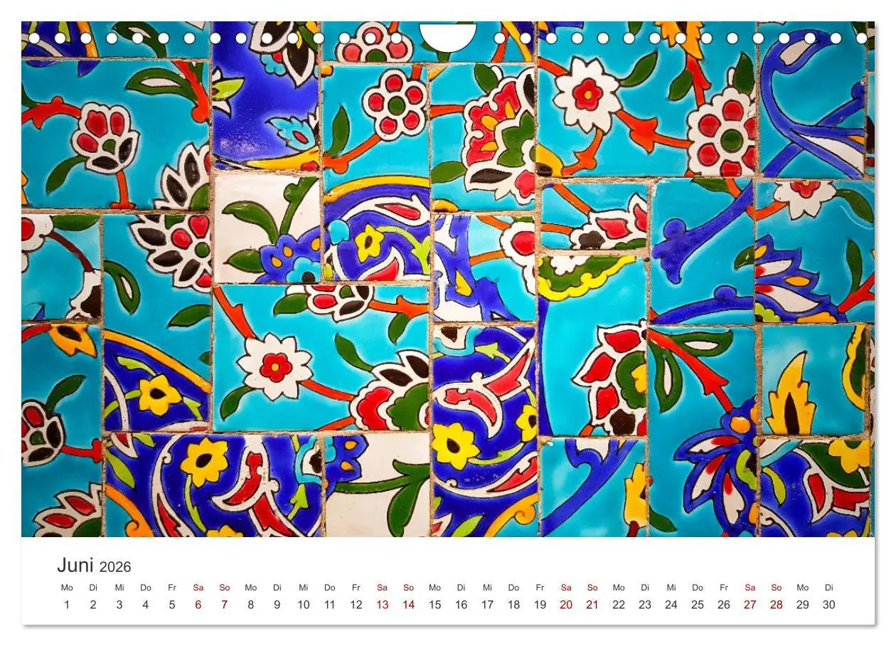 Bild: 9783457562017 | Kunstvolle Mosaike (Wandkalender 2026 DIN A4 quer), CALVENDO...