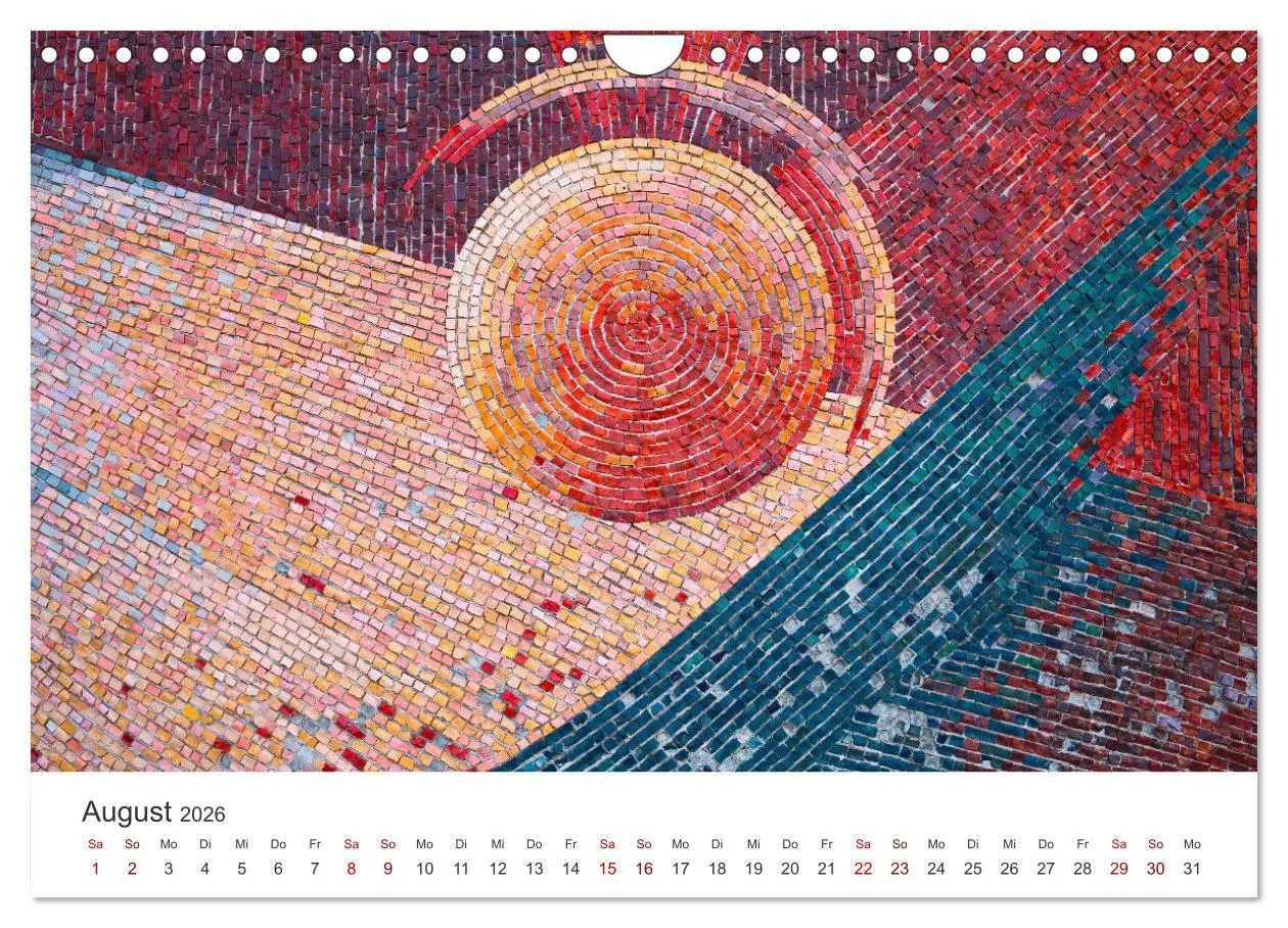 Bild: 9783457562017 | Kunstvolle Mosaike (Wandkalender 2026 DIN A4 quer), CALVENDO...