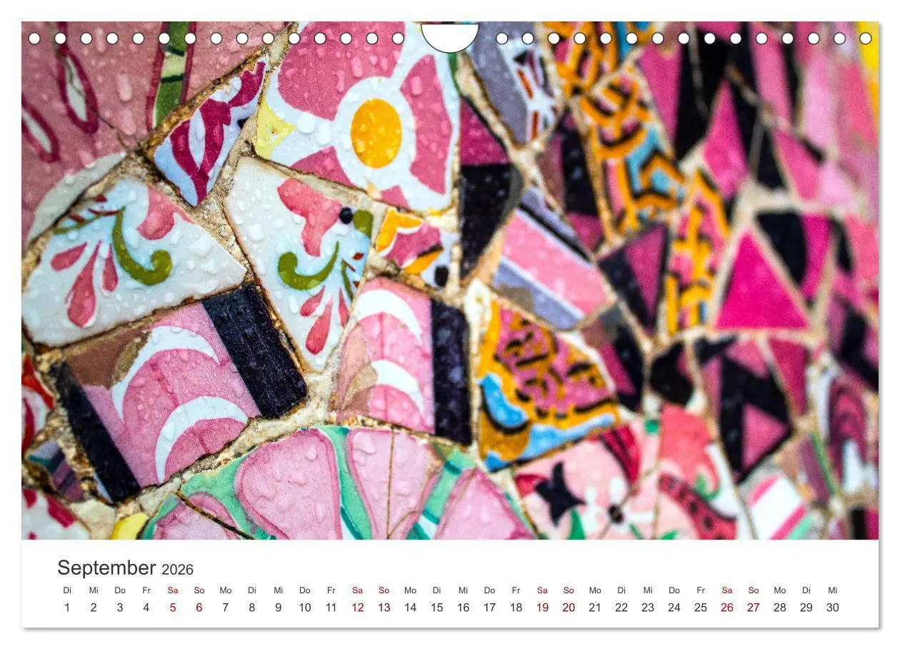 Bild: 9783457562017 | Kunstvolle Mosaike (Wandkalender 2026 DIN A4 quer), CALVENDO...