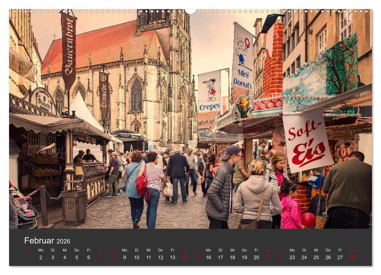 Bild: 9783457632017 | Abenteuer Münster - Echt jovel! (Wandkalender 2026 DIN A2 quer),...