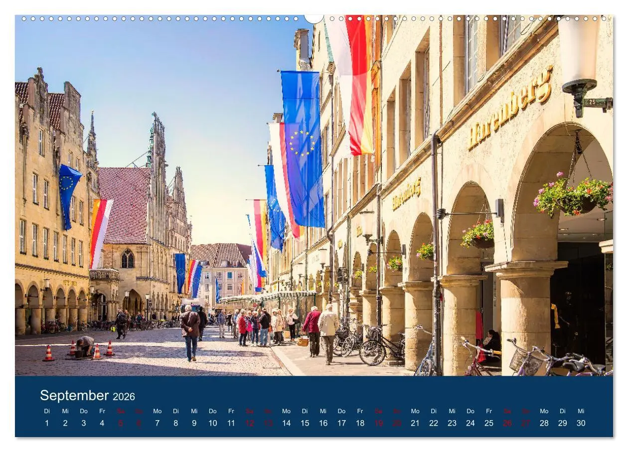 Bild: 9783457632017 | Abenteuer Münster - Echt jovel! (Wandkalender 2026 DIN A2 quer),...