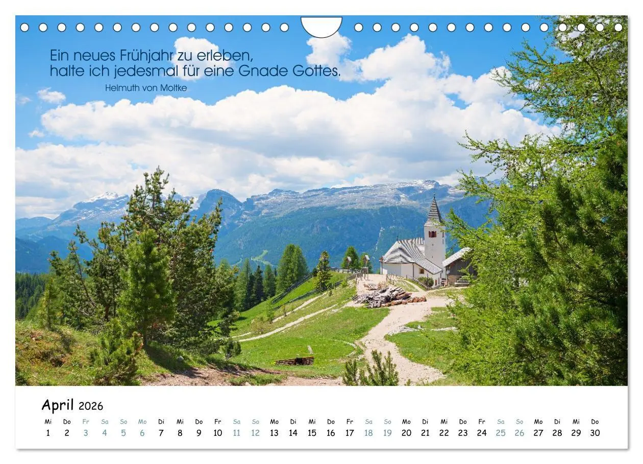 Bild: 9783457942017 | Christliche Bildpoesie 2026 (Wandkalender 2026 DIN A4 quer),...