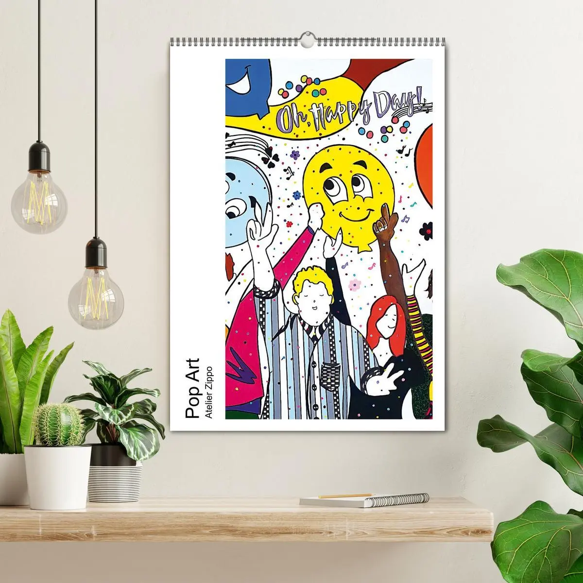 Bild: 9783516342017 | Pop Art - Atelier Zippo (Wandkalender 2026 DIN A2 hoch), CALVENDO...