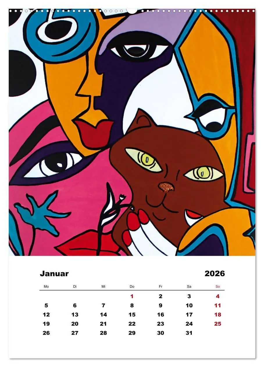 Bild: 9783516342017 | Pop Art - Atelier Zippo (Wandkalender 2026 DIN A2 hoch), CALVENDO...