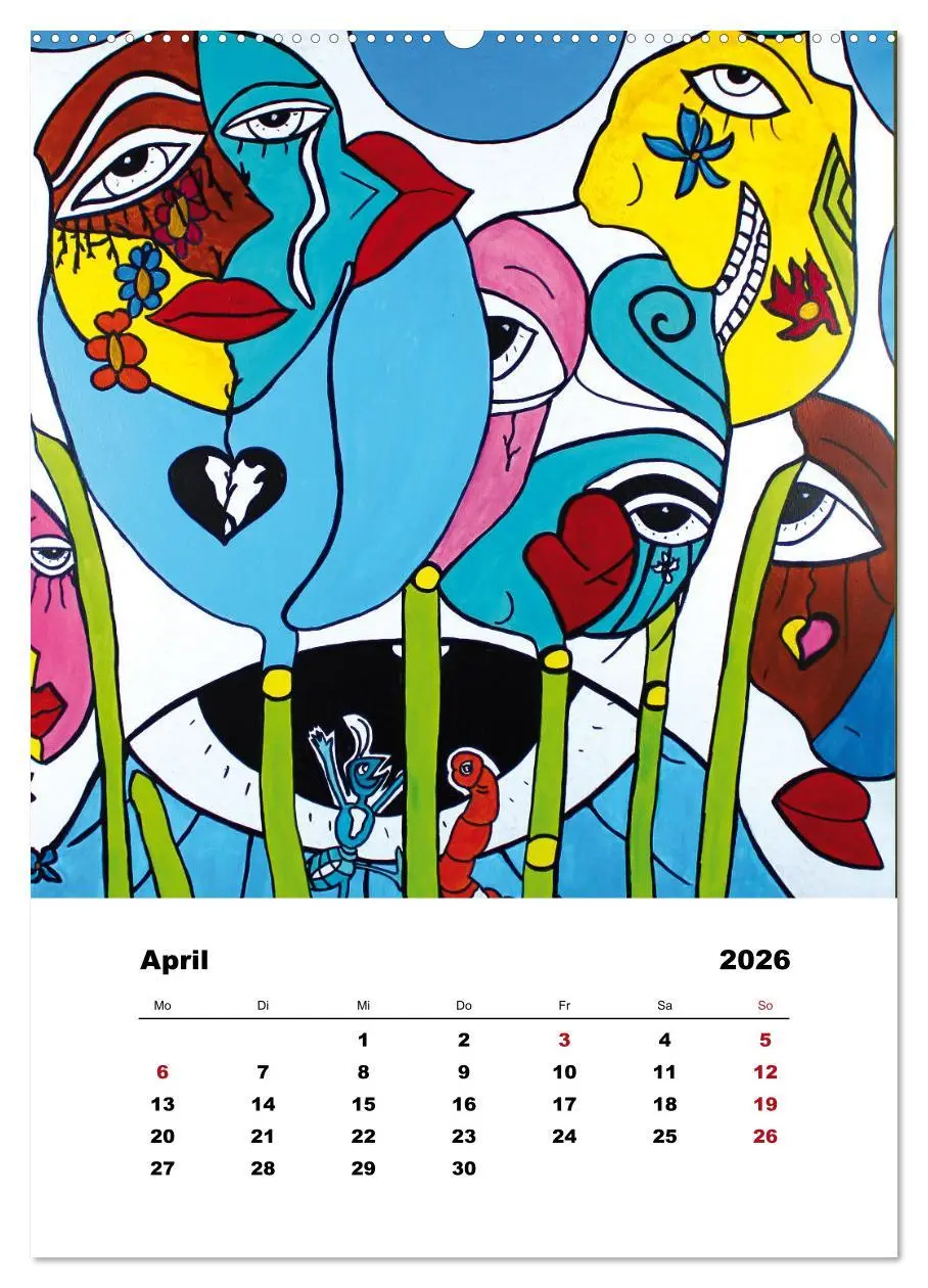 Bild: 9783516342017 | Pop Art - Atelier Zippo (Wandkalender 2026 DIN A2 hoch), CALVENDO...