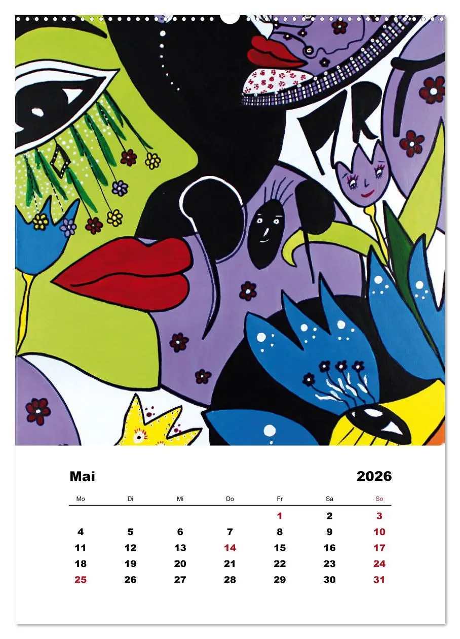 Bild: 9783516342017 | Pop Art - Atelier Zippo (Wandkalender 2026 DIN A2 hoch), CALVENDO...
