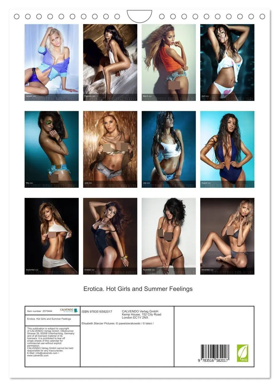 Bild: 9783516582017 | Erotica. Hot Girls and Summer Feelings (Wall Calendar 2026 DIN A4...