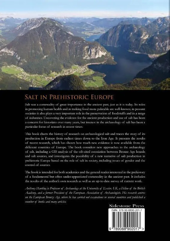 Rückseite: 9789088902017 | Salt in Prehistoric Europe | Anthony Harding | Taschenbuch | 164 S.