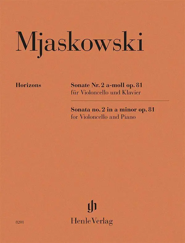 Nikolai Mjaskowski - Violoncellosonate Nr. 2 a-moll op. 81