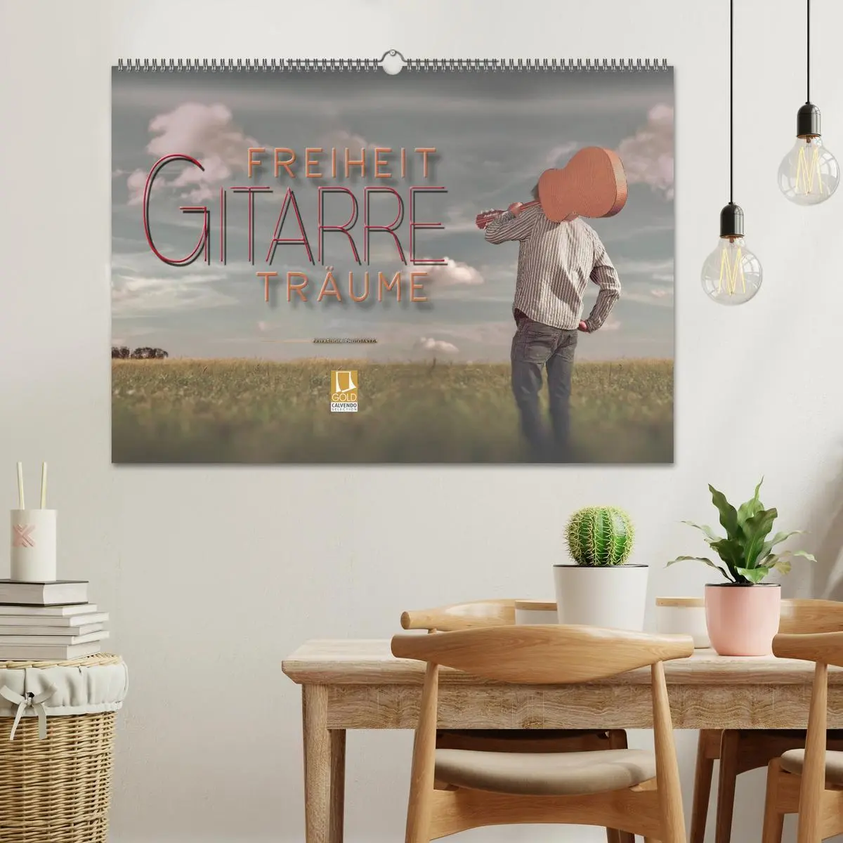Bild: 9783457932117 | Gitarre - Freiheit Träume (Wandkalender 2026 DIN A2 quer), CALVENDO...