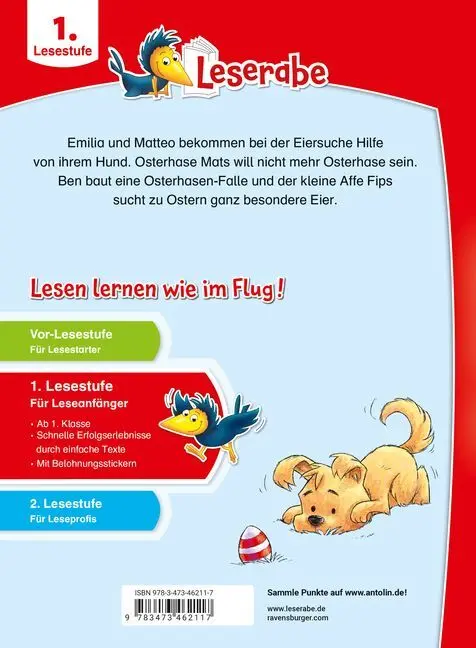 Bild: 9783473462117 | Leserabe 1. Lesestufe - Ostergeschichten | Annette Langen | Buch