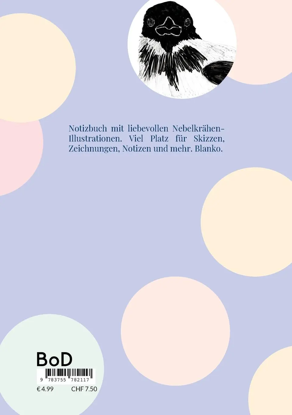 Rückseite: 9783755782117 | Notizbuch Nebelkrähen | A. Ketschau | Taschenbuch | Paperback | 60 S.