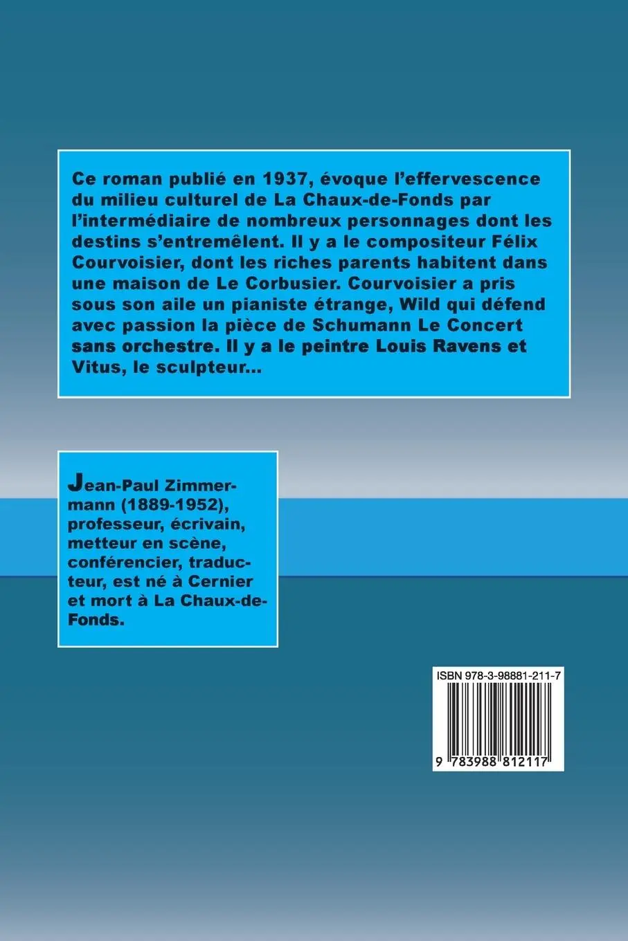 Rückseite: 9783988812117 | Le Concert sans orchestre | Jean-Paul Zimmermann | Taschenbuch | 2023