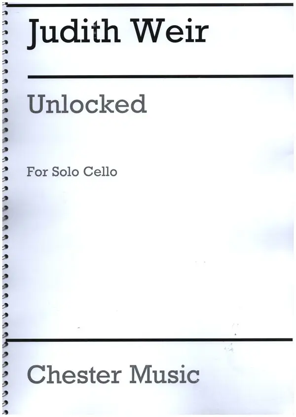 Cover: 5020679232217 | Unlocked For Solo Cello | Judith Weir | Buch | Chester Music