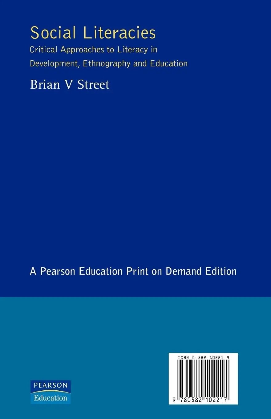 Rückseite: 9780582102217 | Social Literacies | Brian V. Street | Taschenbuch | Englisch | 1995