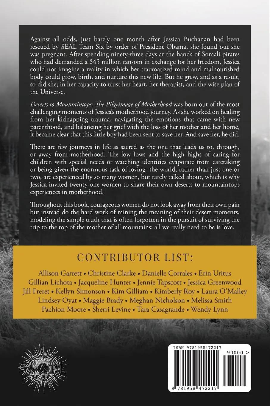 Rückseite: 9781958472217 | Deserts to Mountaintops | The Pilgrimage of Motherhood | Buchanan