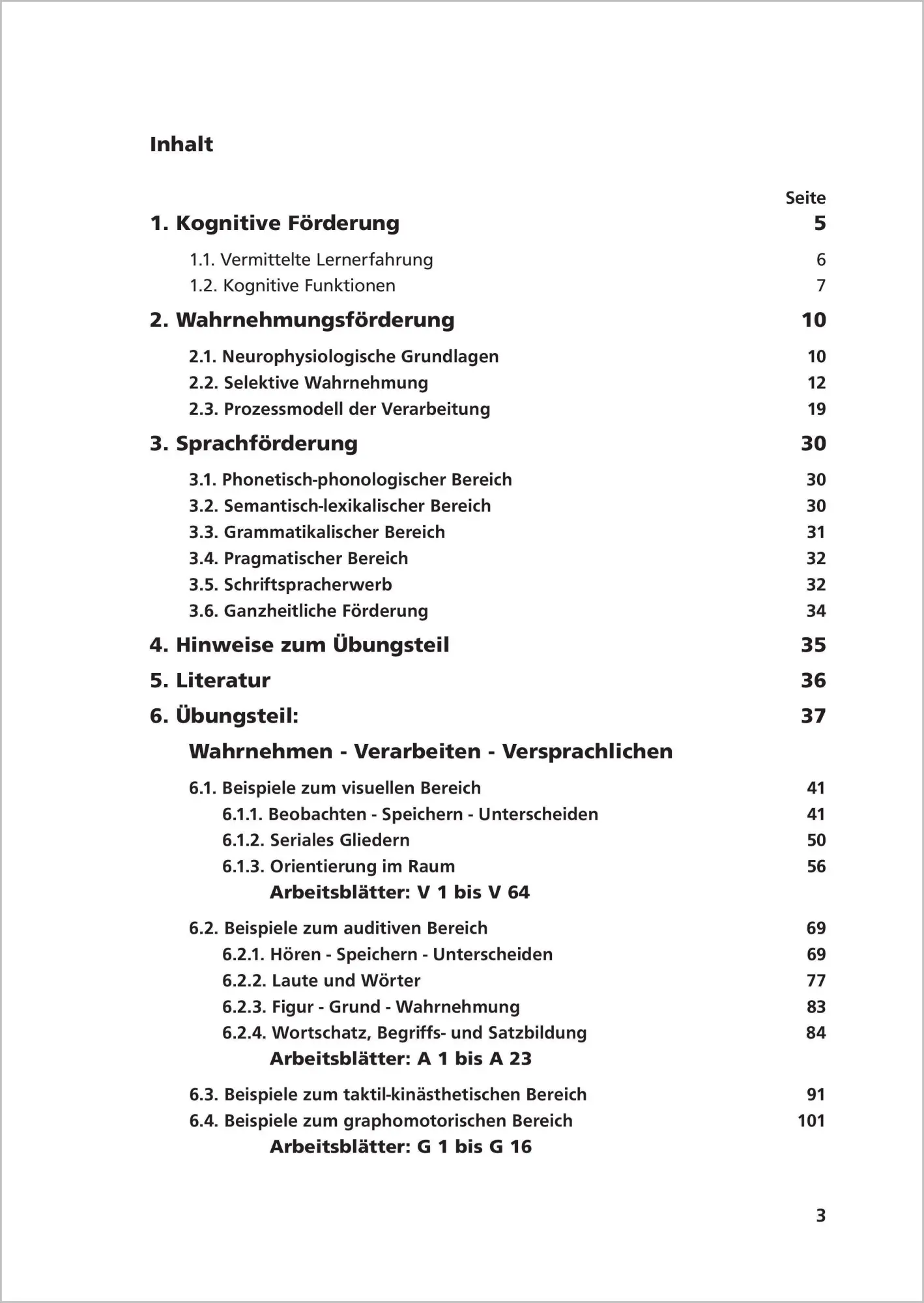 Bild: 9783039762217 | Kognitive Wahrnehmungs- und Sprachförderung | Peter Wettstein | Buch