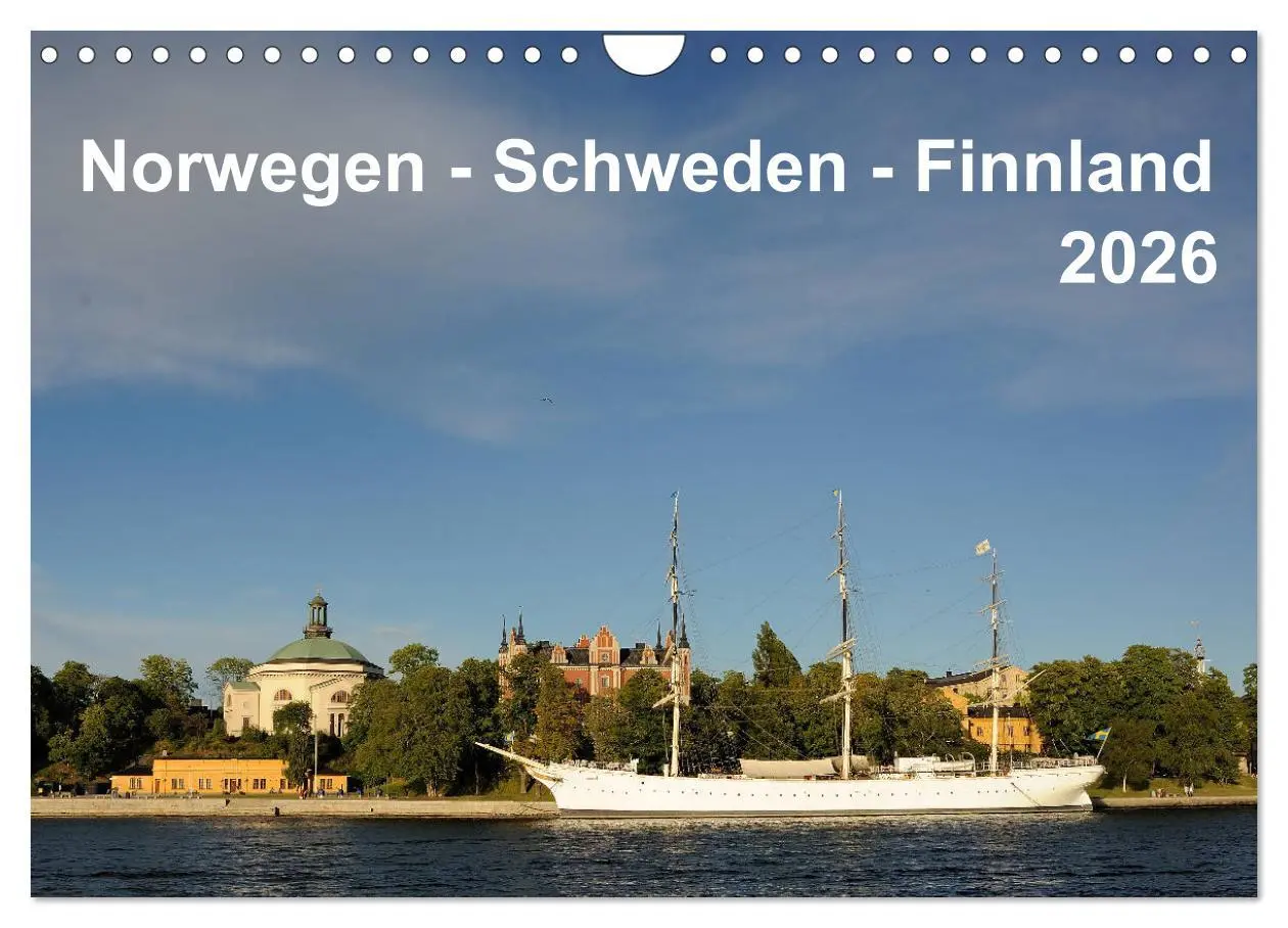Cover: 9783457922217 | Norwegen - Schweden - Finnland (Wandkalender 2026 DIN A4 quer),...
