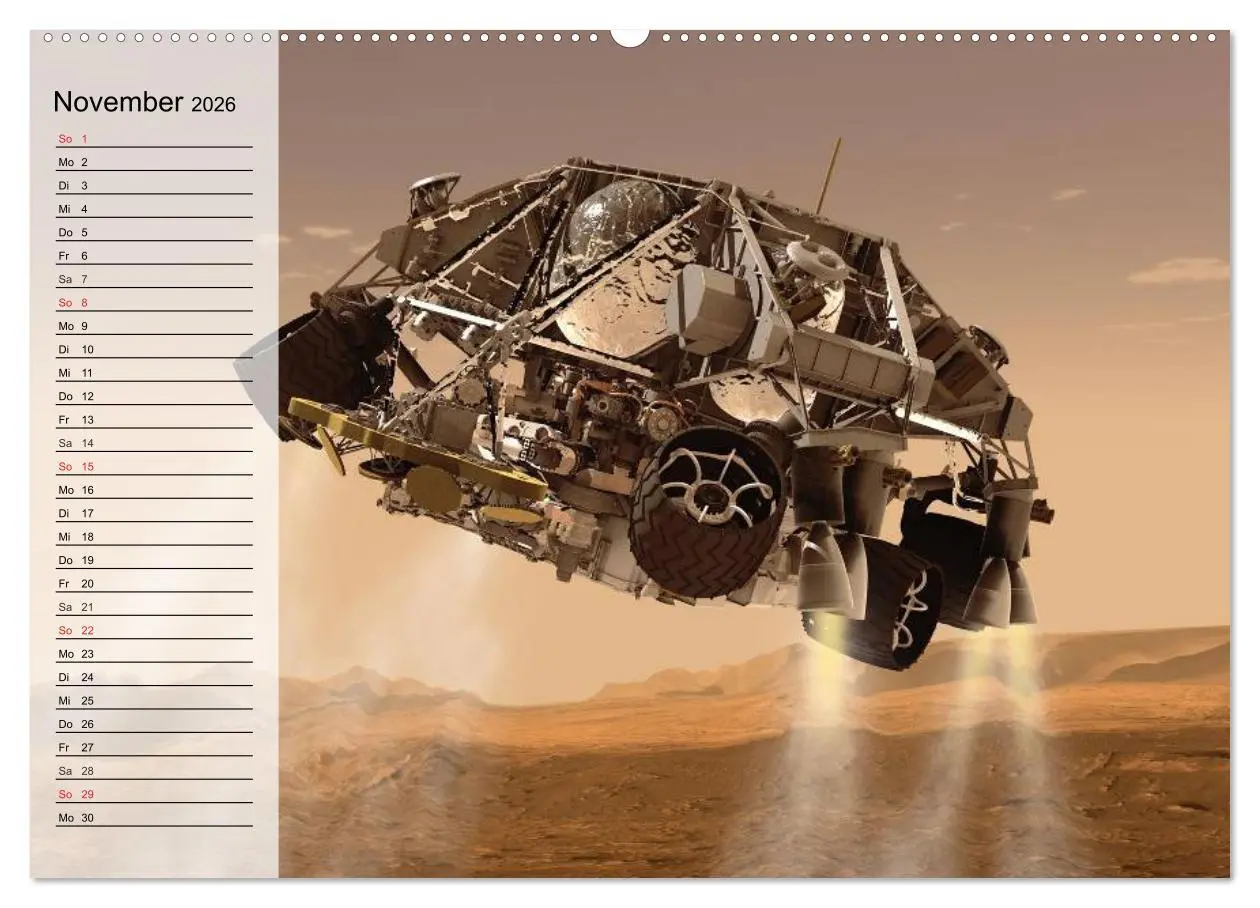 Bild: 9783516012217 | Missionen im Weltall (Wandkalender 2026 DIN A2 quer), CALVENDO...