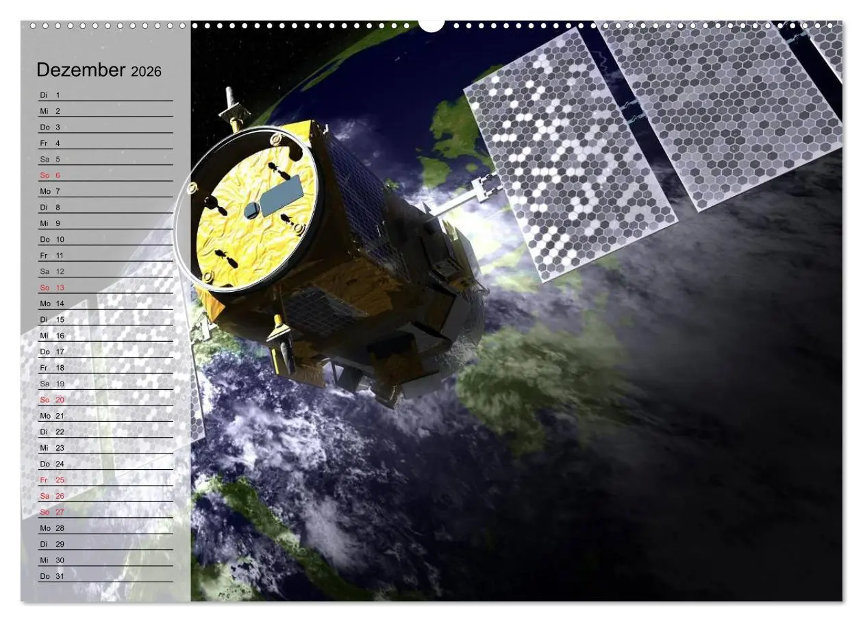 Bild: 9783516012217 | Missionen im Weltall (Wandkalender 2026 DIN A2 quer), CALVENDO...