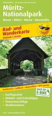 Cover: 9783747302217 | Müritz-Nationalpark, Waren - Röbel - Mirow - Neustrelitz 1 : 50 000