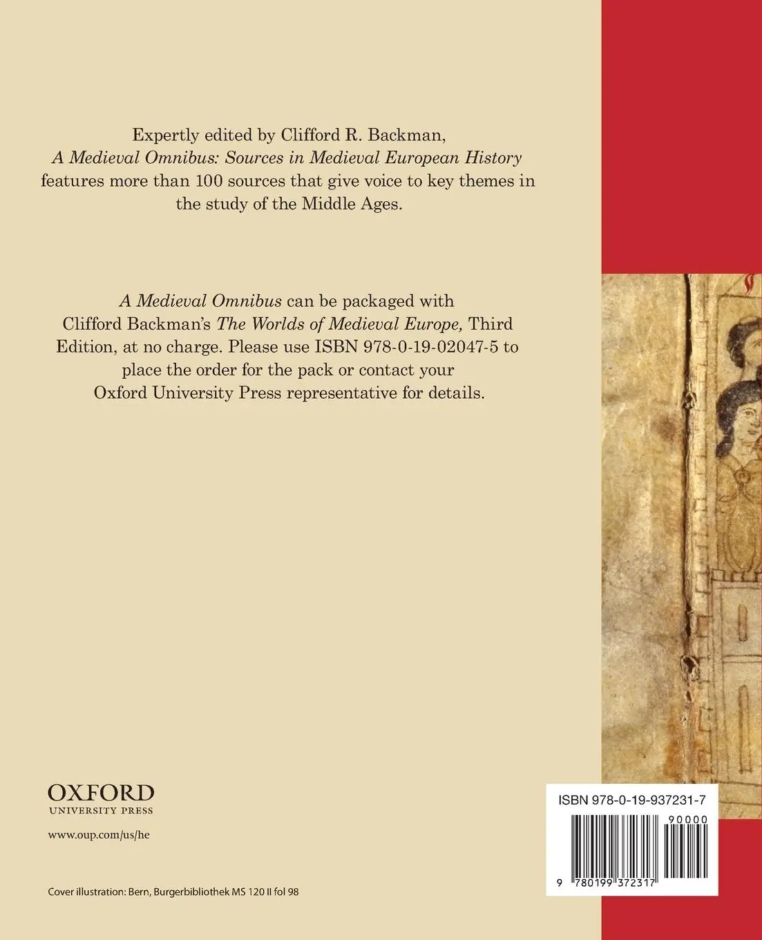 Rückseite: 9780199372317 | MEDIEVAL OMNIBUS P | Backman | Taschenbuch | Kartoniert / Broschiert