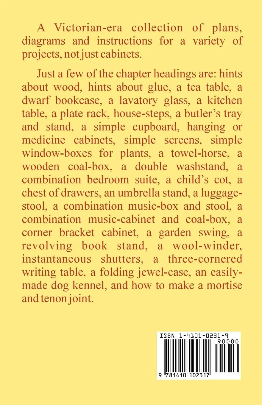 Rückseite: 9781410102317 | Cabinet-Making for Amateurs | John P. Arkwright | Taschenbuch | 2003