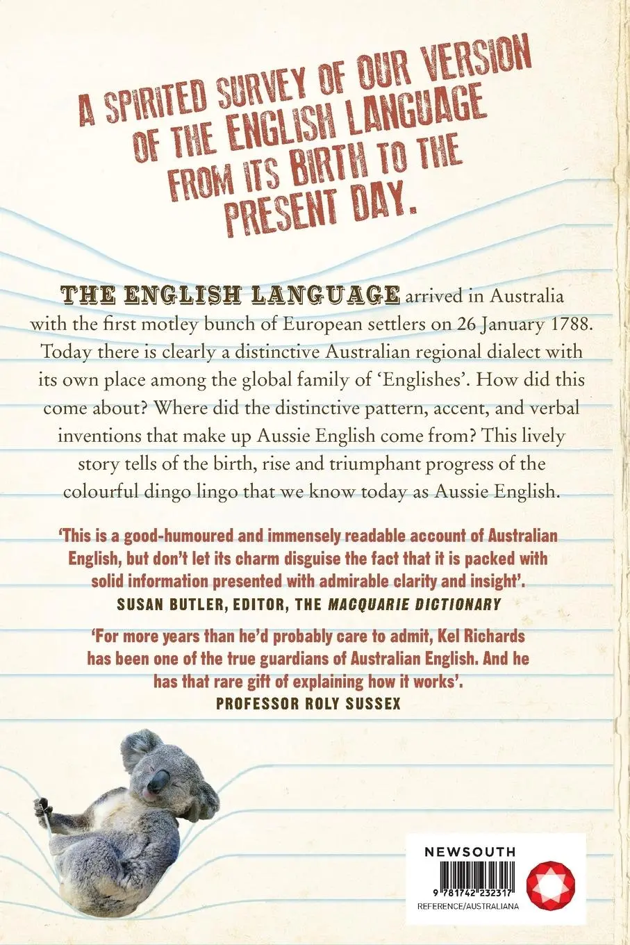 Rückseite: 9781742232317 | The Story of Australian English | Kel Richards | Taschenbuch | 2015