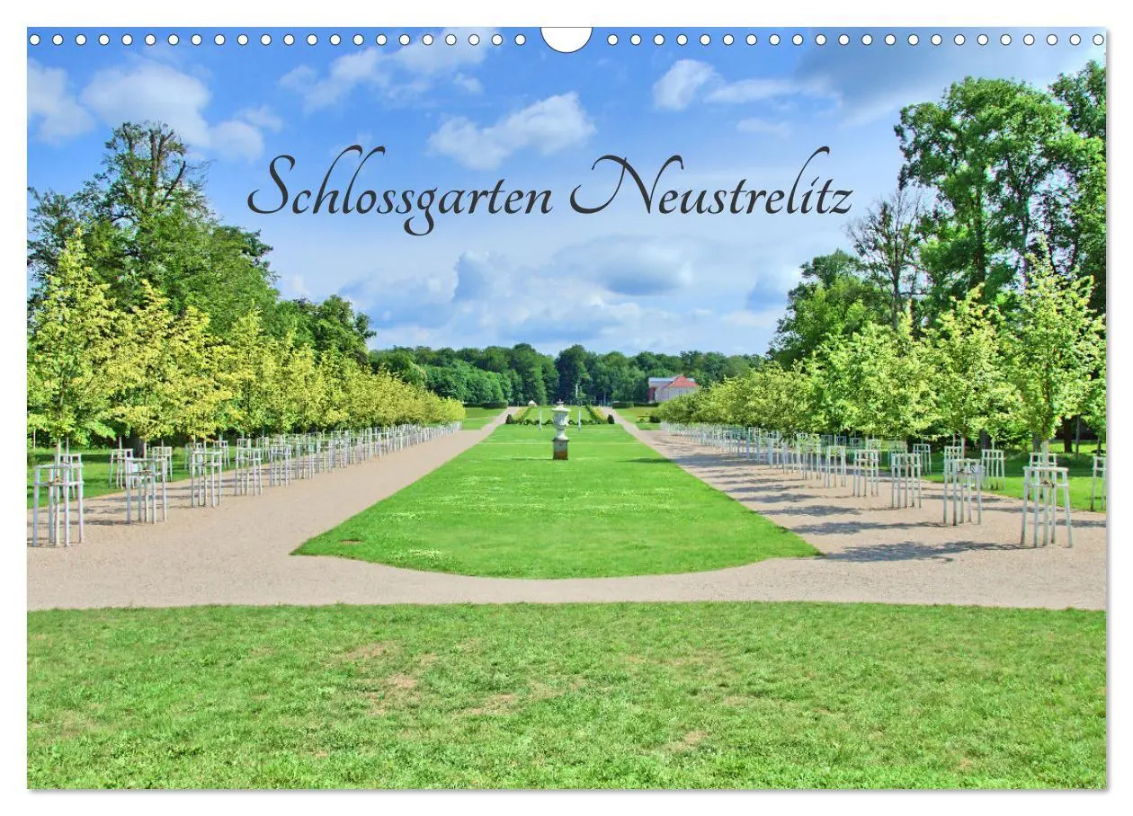 Cover: 9783457602317 | Schlossgarten Neustrelitz (Wandkalender 2026 DIN A3 quer), CALVENDO...