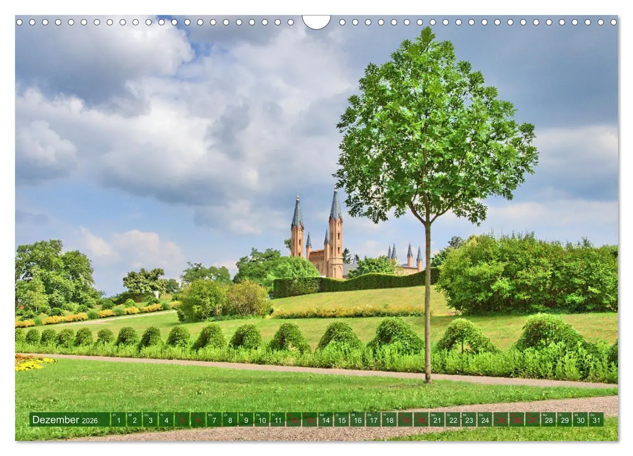 Bild: 9783457602317 | Schlossgarten Neustrelitz (Wandkalender 2026 DIN A3 quer), CALVENDO...